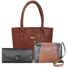 Fargo Universal PU Leather Women's Handbag With Sling Bag