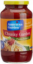 American Garden Pasta Sauce, Chunky Garden (680g)