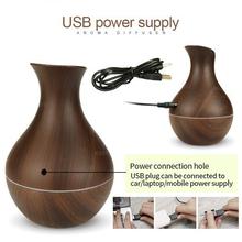 KBAYBO electric humidifier aroma oil diffuser ultrasonic wood grain