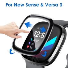Fitbit Versa 3 - 3D Curved Edge Tempered Glass Screen Protector