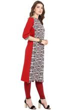 Women Geometric Printed Straight Kurtis – Multicolored