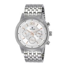 Neo Silver Dial Chronograph Watch For Men-1766SM02