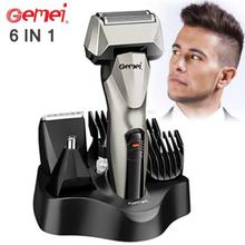 Gemei GM-576 6 In 1 Electric Multi-function Rechargeable Shaver And Trimmer