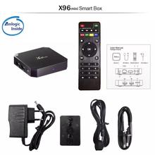 X96 MINI Android 7.1.2 Amlogic S905W 4K KODI 17.3 TV BOX with IR Receiver - (Black)