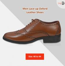 Men Lace-up Oxford Leather Shoes