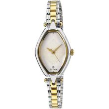 Titan Karishma Analog Silver Dial Women's Watch - 2522BM01