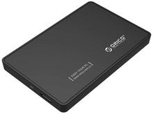 Orico 2588US3 Tool Free 2.5" USB 3.0 Black External Hard Drive Enclosure.