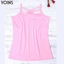 YOINS Women Sexy Sleeveless Backless Tops 2019 Summer Sexy