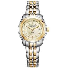 Rhythm P1214S04 Gold Dial Analog Watch For Women