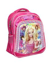 Pink Barbie School Backpack For Girls