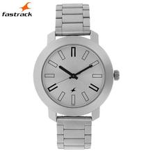 Fastrack 3120Sm01 Analog Silver Dial Watch For Men