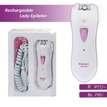 Kemei Km-290R Rechargeable Women Epilator Shaver