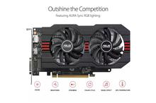 ASUS (ROG-STRIX-RX560-O4G-GAMING) [ATI RX 560 - DDR5 4 GB, OC, Dual Fan, 1336 Mhz] Graphics Card