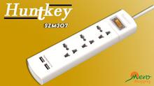 Huntkey SZM307 Power Strip |3 Socket 2 USB Port Multiplug