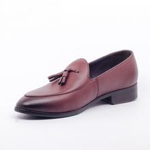 Caliber Shoes Winered Slip On Formal Shoes For Men ( P 649 C )