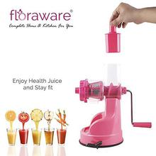 Floraware Plastic Fruit and Vegetable Juicer, 150ml, Pink