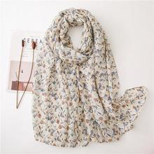 Korean Style Sun Protection Premium Printed Scarves For