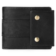 MISFITS Genuine Leather Men Wallets Vintage Hasp Design