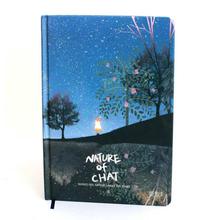 Blue "Nature Of Chat" Paper Journal Personal Diary Notebook