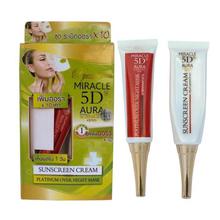 Miracle 5D Aura Sunscreen Cream With Platinum Overnight Mask