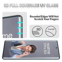 UV Curved Glass for Realme 11 Pro Plus + - Premium (UV) Tempered Glass Screen Protector - Borderless