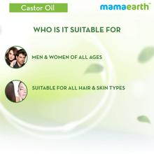 Mamaearth Castor Oil For Healthier Skin, Hair And Nails With 100% Pure And Natural Cold-Pressed Oil, 150Ml