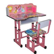 Pink Disney Princess Printed Study Table Set