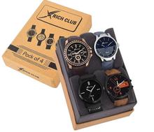 Rich Club Pack Of 4 Watches Combo