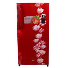 Yasuda 170 Litre Single Door Red Floral Refrigerator (YCDC170RF)