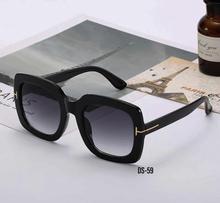 Fashionable Square Sunglasses in Black for Women