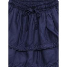 Giny & Jony Girls Navy Blue Tiered Skirt