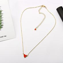 Red/Golden Heart Shaped Chain For Women