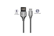 PTron Falcon Pro 2.1A USB To Micro USB Data Cable For Android Smartphones (Gold)