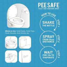 Pee Safe - Toilet Seat Sanitizer Spray 50ml Lavender - (BRB1)
