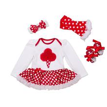 Newborn Baby Girl Clothes Brand Baby 4Pcs Clothing sets Tutu Romper