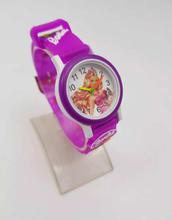 Barbie Rubber Strap Analog Watch with For Kids- Purple