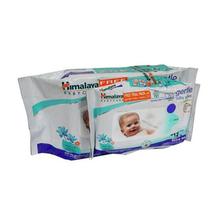 Himalaya Gentle Baby Wipes 72 Pieces with Free 12 Pieces Wipes