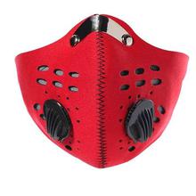 Training Mask Trenirovochnaya Mask Cycling Face Masks With Filter Half Face Carbon Bicycle Bike Mascarilla Polvo Training Masks