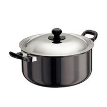 Hawkins Futura Cook And Serve Stewpot With Stainless Steel Lid (Hard Anodized)- 5 L/24 cm