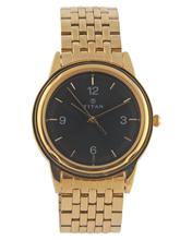 Titan Karishma Analog Black Dial Men's Watch -1638YM03