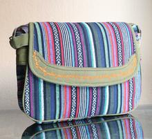 Multicolor Cotton Cross Body Women's Bag