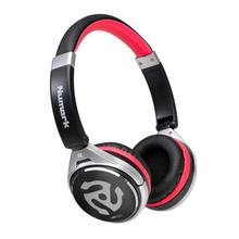 Numark Black/Red/Silver Foldable Collapsible Over The Ear Headphones - (HF150)