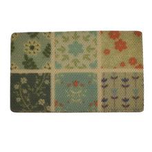 Multi Color Floral Design Door Mat