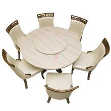 White Marble Round Dining Table