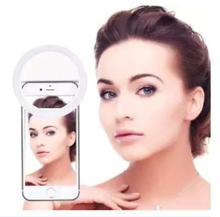 Rechargeable Portable Selfie Ring Light for Camera Phone Light LED Flash RK12