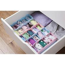 PETRICE Socks Undergarments Storage Drawer Organiser, (Colour May Vary) - Set of 4