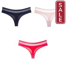 SALE - 3 Pieces Sexy Lace Woman Underwear Panty Cotton