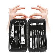 12PCS Nail care Personal Manicure & Pedicure Set, Travel & Grooming Kit Tool Set