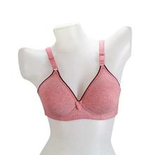 Light Pink Solid Padded Bra For Women - 120022