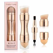 4 in 1 Makeup Tool Foundation Eyebrow Eyeliner Blush Powder Cosmetic Concealer Professional Makeup Brushes